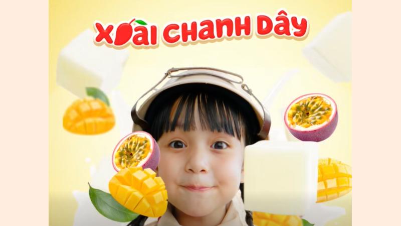 Hương vị phô mai Con Bò Cười Belcube vị xoài chanh dây Hương vị phô mai Con Bò Cười Belcube vị xoài chanh dây