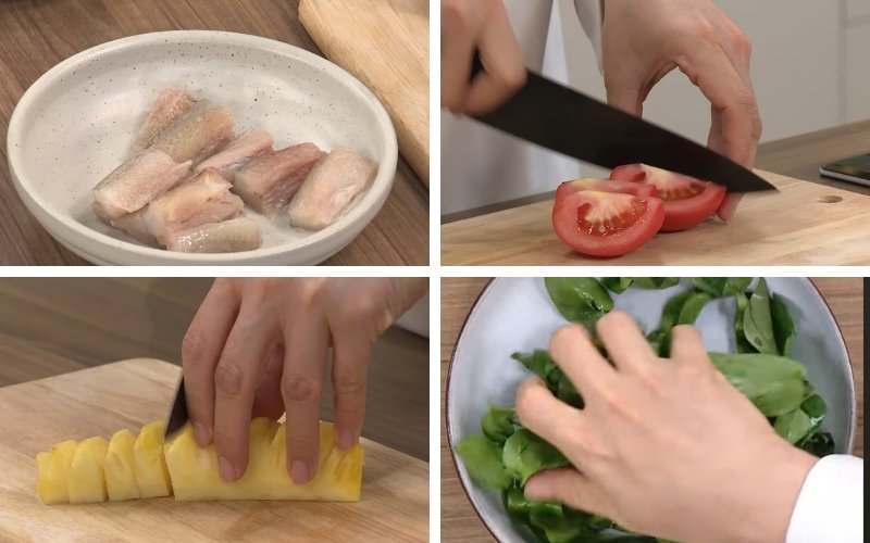 Sơ chế nguyên liệu Sơ chế nguyên liệu