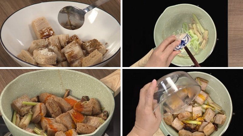 Khìa sườn chay & sốt Khìa sườn chay & sốt