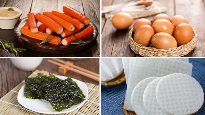Nguyên liệu chế biến snack rong biển thanh cua Nguyên liệu chế biến snack rong biển thanh cua
