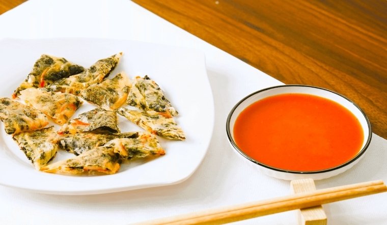 Cách làm snack rong biển thanh cua giòn rụm bằng nồi chiên không dầu