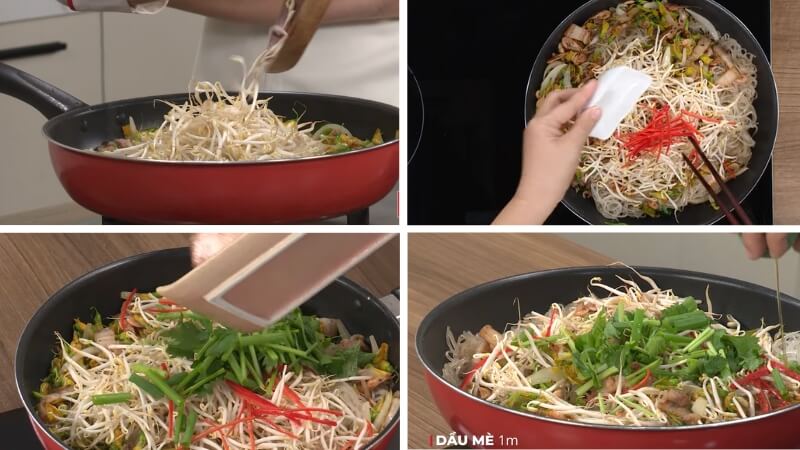 Bước 4: Hoàn thiện món ăn