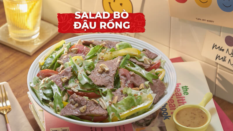 Cách làm salad bò đậu rồng giòn ngon, thanh mát chỉ trong 15 phút