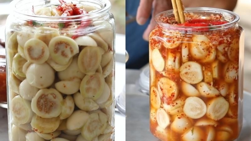 Nước ngâm có màu vàng nâu trong, nước mắm sánh nhẹ Nước ngâm có màu vàng nâu trong, nước mắm sánh nhẹ