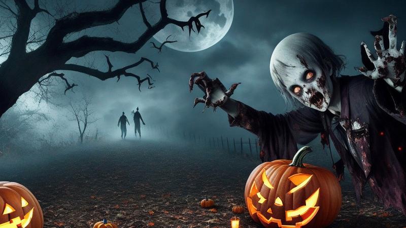 Hình nền Halloween cho máy tính chủ đề ma cà rồng 1 Hình nền Halloween cho máy tính chủ đề ma cà rồng 1