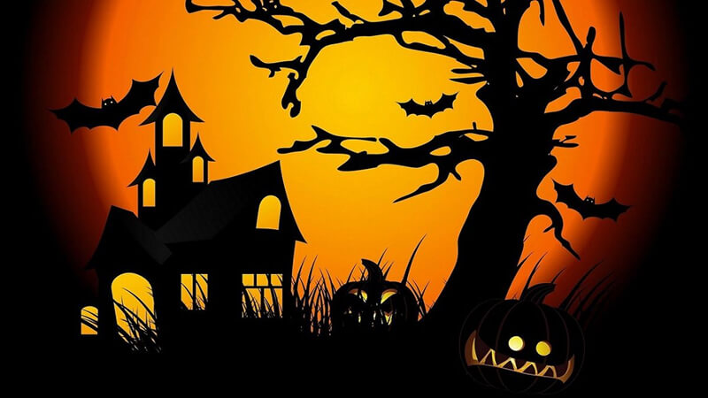 Hình nền Halloween cho máy tính kinh dị 5 Hình nền Halloween cho máy tính kinh dị 5