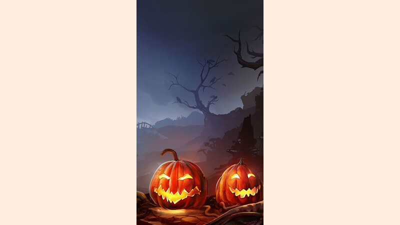 Hình nền Halloween cho điện thoại chủ đề bí ngô 1 Hình nền Halloween cho điện thoại chủ đề bí ngô 1