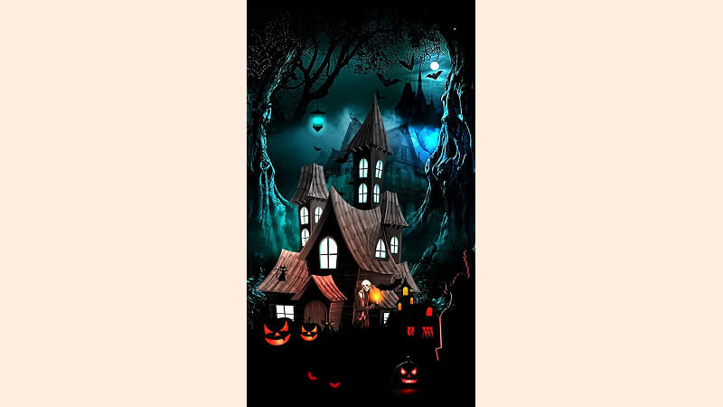Hình nền Halloween cho điện thoại kinh dị 3 Hình nền Halloween cho điện thoại kinh dị 3