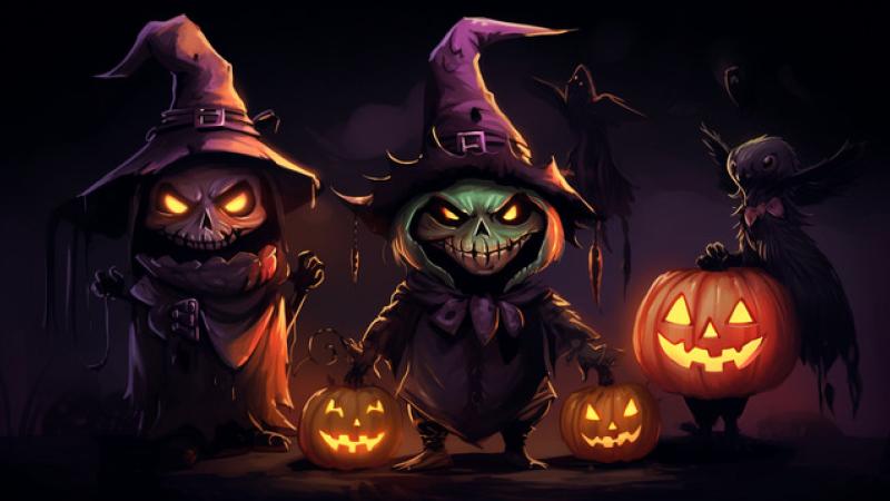 Hình nền Halloween cho máy tính chủ đề ma cà rồng 4 Hình nền Halloween cho máy tính chủ đề ma cà rồng 4