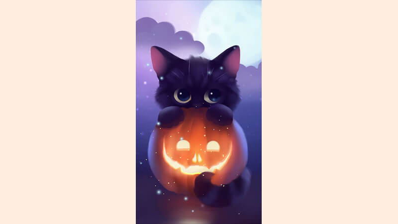 Hình nền Halloween cho điện thoại cute 5 Hình nền Halloween cho điện thoại cute 5