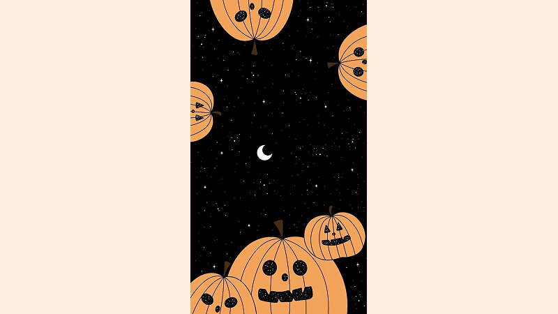 Hình nền Halloween cho điện thoại cute 3 Hình nền Halloween cho điện thoại cute 3