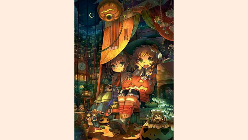 Hình nền Halloween cho điện thoại Anime 3 Hình nền Halloween cho điện thoại Anime 3