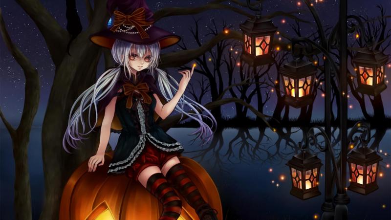 Hình nền Halloween cho máy tính chủ đề phù thủy 5 Hình nền Halloween cho máy tính chủ đề phù thủy 5