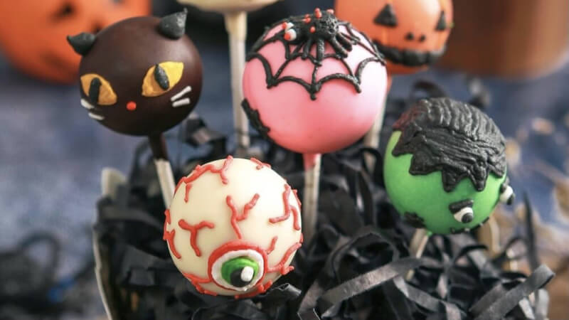 Hình nền Halloween cho máy tính chủ đề bánh kẹo 5 Hình nền Halloween cho máy tính chủ đề bánh kẹo 5