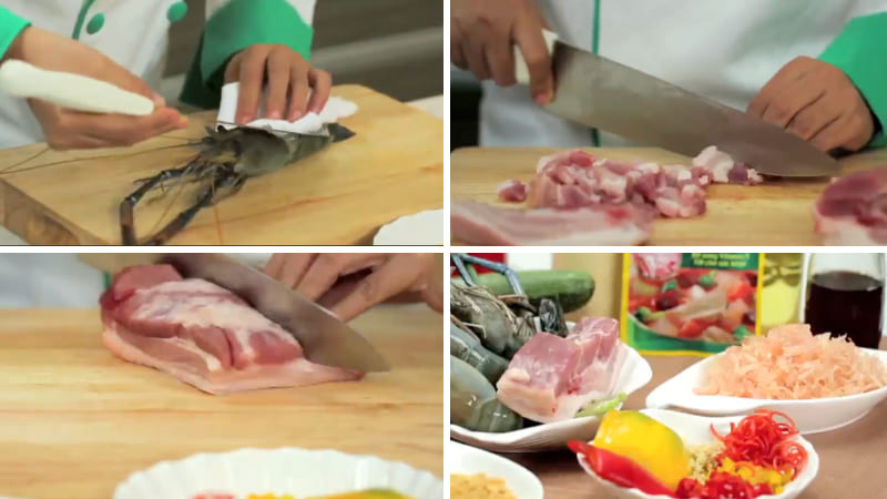 Bước 1: Sơ chế nguyên liệu Bước 1: Sơ chế nguyên liệu