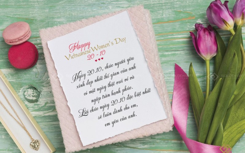 Lời chúc 20/10 cho bạn gái mới quen