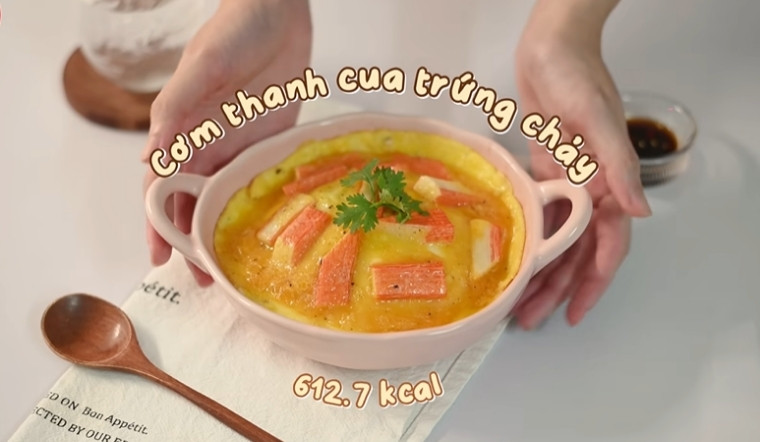 Hướng dẫn làm cơm thanh cua trứng chảy béo ngậy, "gây bão" mạng xã hội