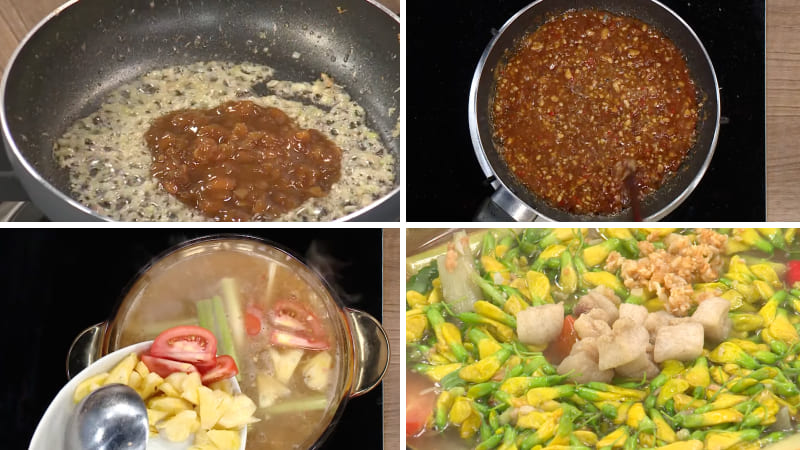 Bước 3: Nấu canh Bước 3: Nấu canh