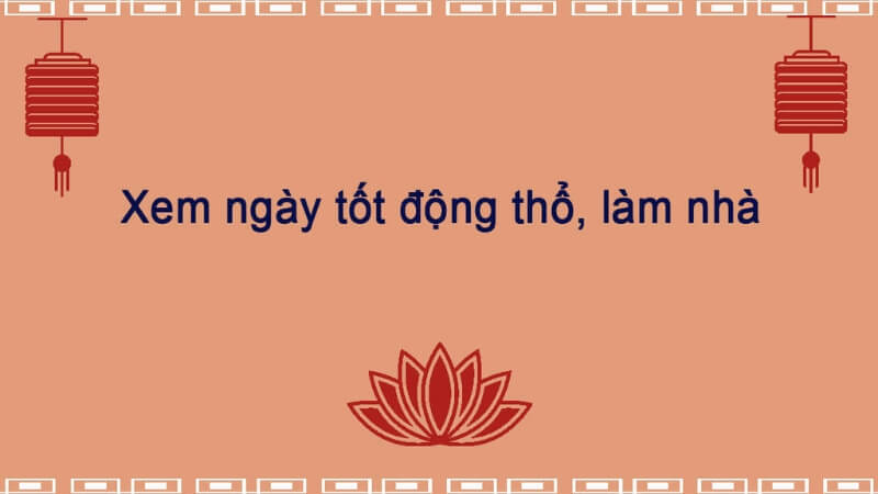 Danh sách các ngày tốt động thổ tháng 11/2025 Danh sách các ngày tốt động thổ tháng 11/2025