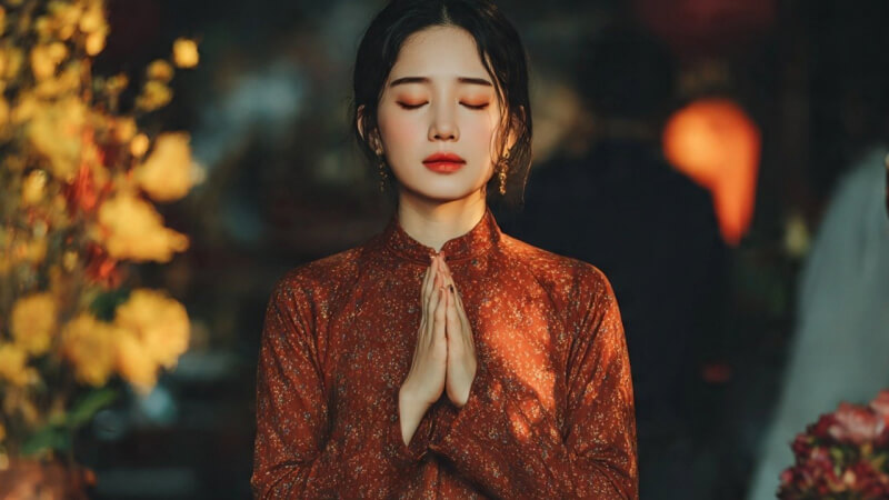 Bài văn khấn Rằm tháng 10 cúng gia tiên