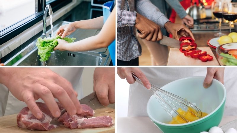 Sơ chế nguyên liệu Sơ chế nguyên liệu