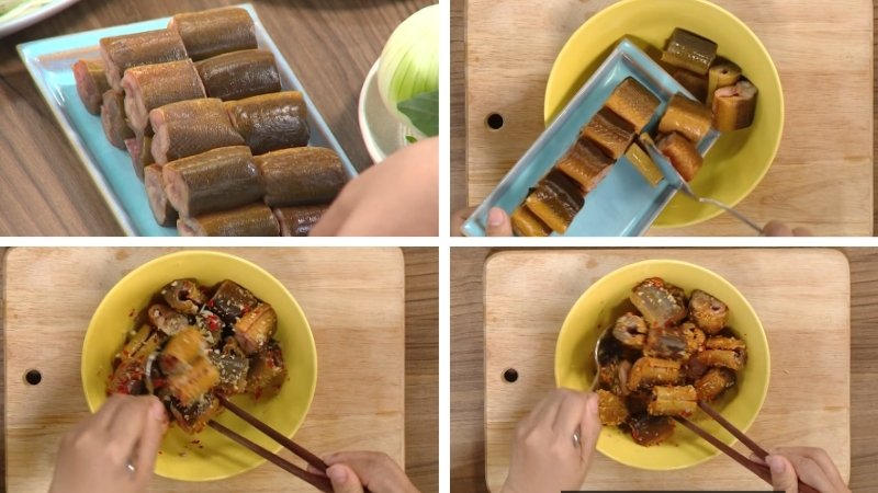 Sơ chế thịt lươn Sơ chế thịt lươn