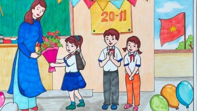 Chủ đề "Tặng hoa tri ân" Chủ đề "Tặng hoa tri ân"