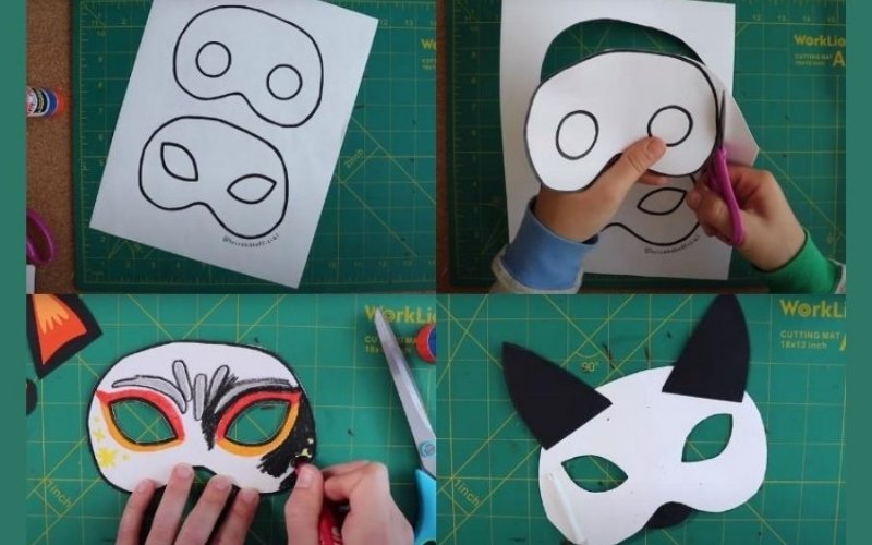 Các bước làm mặt nạ giấy giúp tạo sản phẩm vừa vặn, sinh động