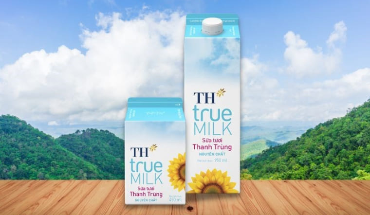 Các loại sữa tươi thanh trùng TH true MILK tươi, sạch, thật sự thiên nhiên