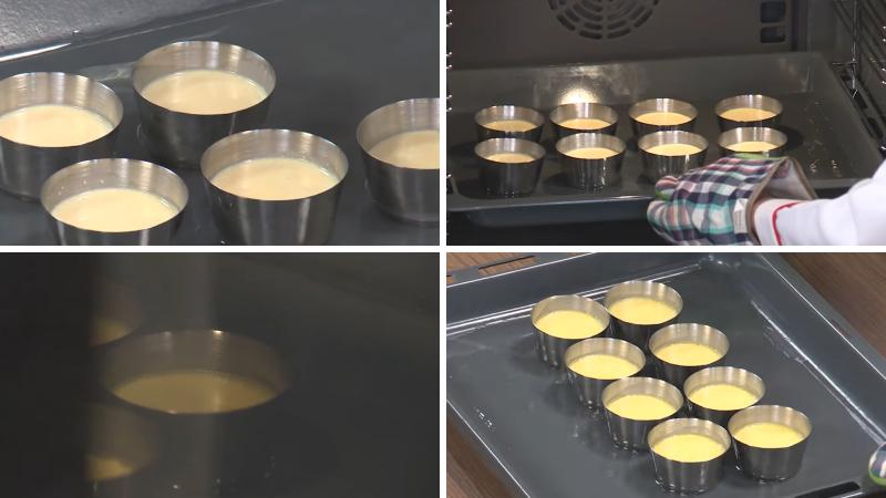 Nướng bánh flan Nướng bánh flan