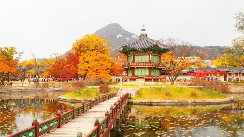 Cung điện Gyeongbokgung ở Seoul Cung điện Gyeongbokgung ở Seoul
