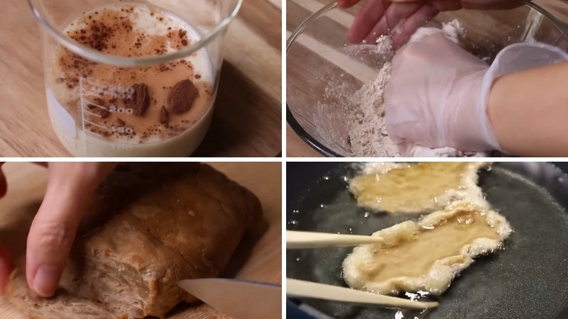 Bước 2: Làm "Thịt bò chay"