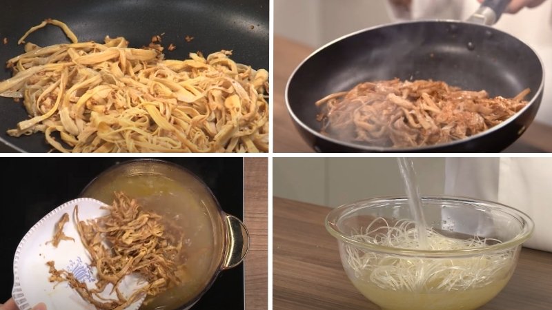 Pha nước sốt trộn miến Pha nước sốt trộn miến