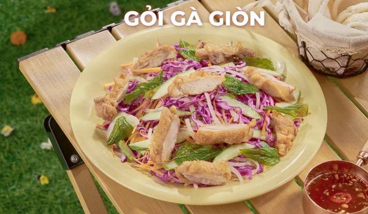Hướng dẫn làm gỏi gà giòn tan, không bị ỉu, ăn là ghiền