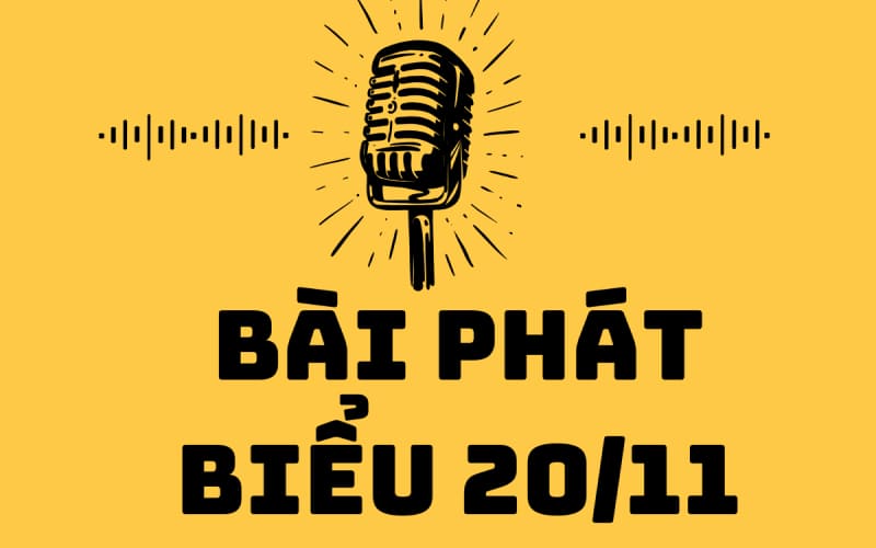 Dàn ý chung cho một bài phát biểu 20/11 trang trọng Dàn ý chung cho một bài phát biểu 20/11 trang trọng