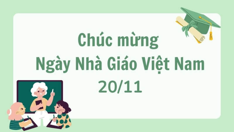 Mẫu hình nền nhẹ nhàng, biểu trưng cho lòng biết ơn thầy cô.