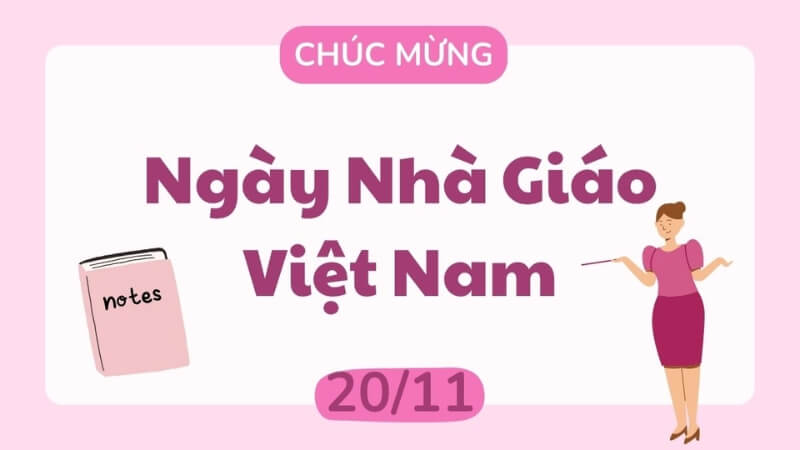 Ảnh bìa chữ “Nhớ ơn thầy cô” cách điệu tinh tế.