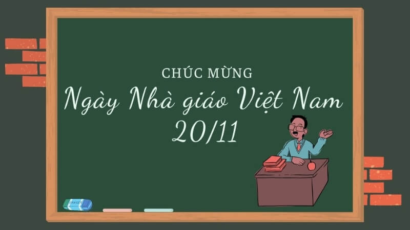 Hình nền 20/11 tối giản, mang nét thanh lịch và trang nhã.