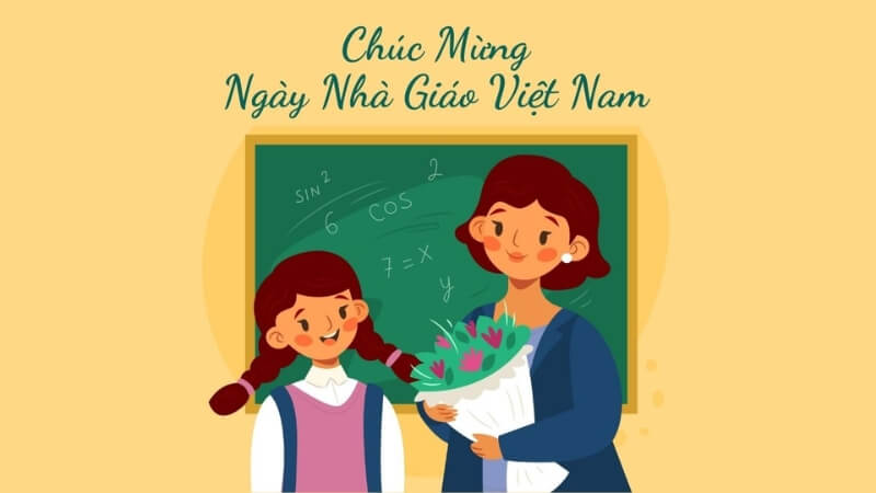 Mẫu ảnh bìa nền vàng đồng sang trọng, thể hiện lòng biết ơn.