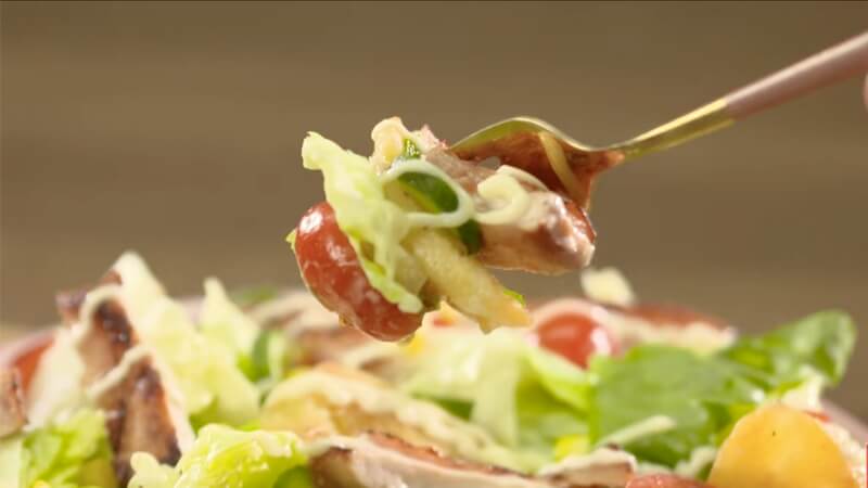 salad gà nướng salad gà nướng
