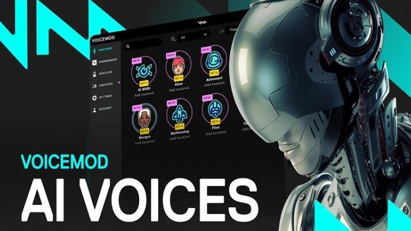 Phần mềm AI đổi giọng nói Voicemod Phần mềm AI đổi giọng nói Voicemod
