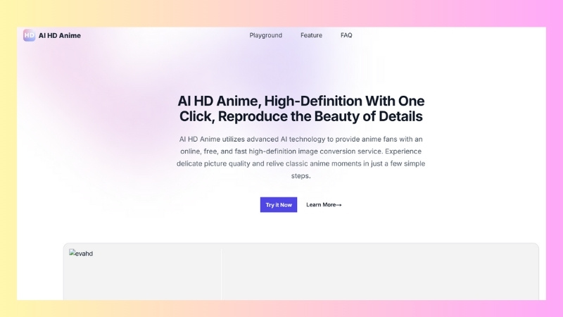 Làm nét ảnh mờ với AI HD Anime Làm nét ảnh mờ với AI HD Anime