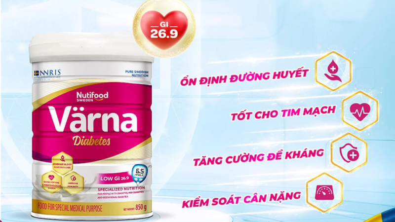 Sữa bột pha sẵn Nutifood Varna Diabetes Sữa bột pha sẵn Nutifood Varna Diabetes