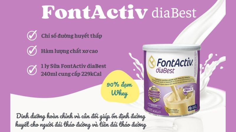 Sữa Fontactiv Diabest Sữa Fontactiv Diabest