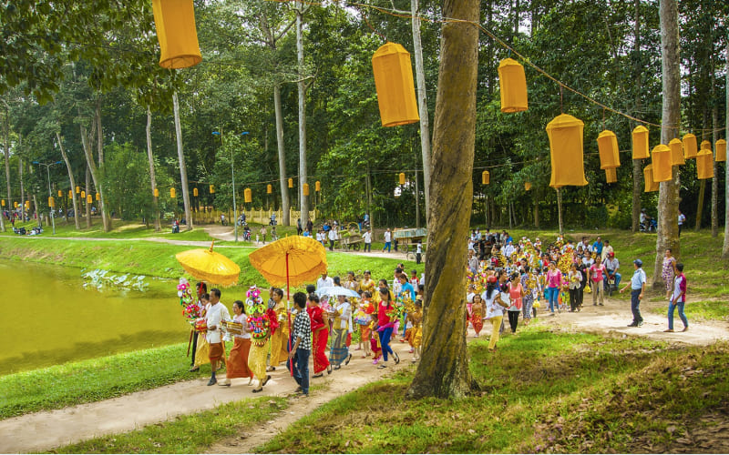Lịch trình gợi ý khi tham gia lễ hội Ok Om Bok
