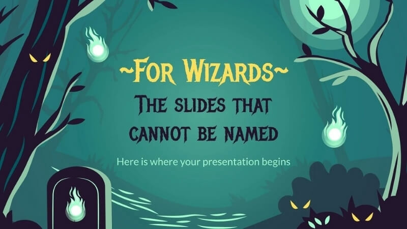 Mẫu powerpoint Halloween chủ đề ma quái 2 Mẫu powerpoint Halloween chủ đề ma quái 2