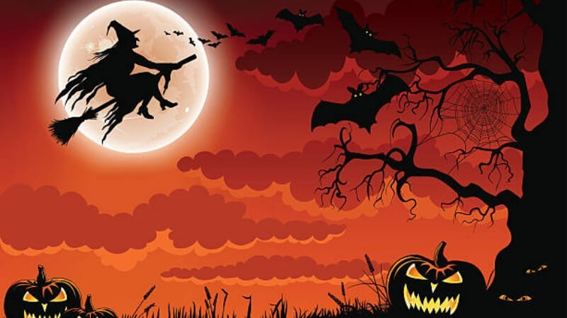 Mẫu powerpoint Halloween chủ đề phù thủy 2 Mẫu powerpoint Halloween chủ đề phù thủy 2