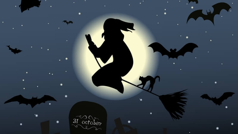 Mẫu powerpoint Halloween chủ đề phù thủy 5 Mẫu powerpoint Halloween chủ đề phù thủy 5