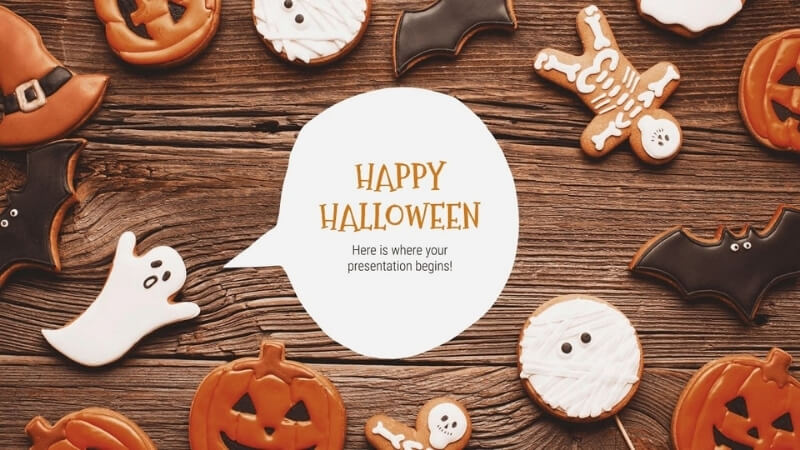 Mẫu powerpoint Halloween chủ đề dễ thương, cute 3 Mẫu powerpoint Halloween chủ đề dễ thương, cute 3