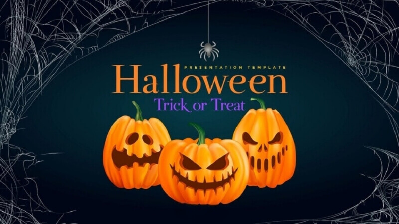Mẫu powerpoint Halloween chủ đề bí ngô 2 Mẫu powerpoint Halloween chủ đề bí ngô 2